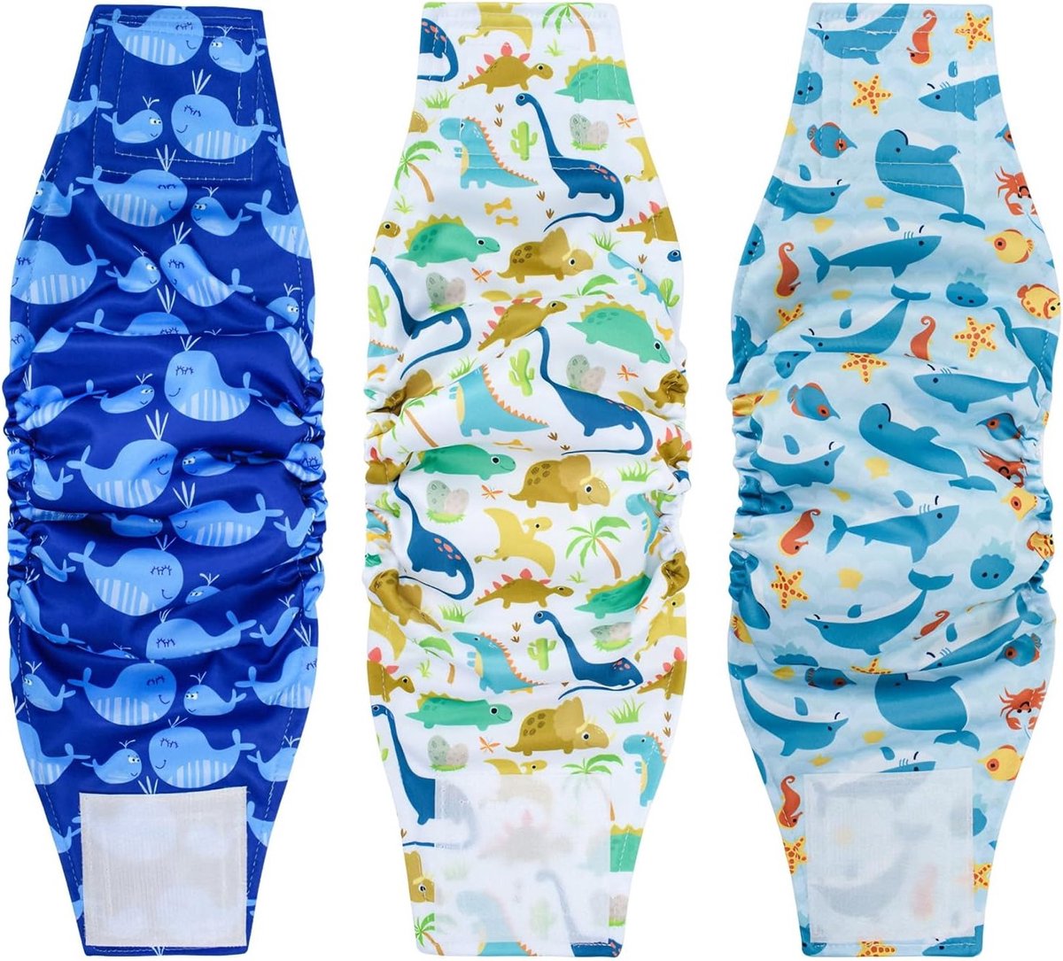 Wasbare hondenluiers voor reuen - Set van 3, zeer absorberend en lekvrij, ideaal voor incontinentie en training van puppy's en oudere honden