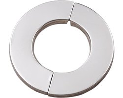 Roestvrijstalen rozet met gedeelde flens voor buizen Ø 24/28/35/42/51 mm - Badkameraccessoires en sanitair oplossingen