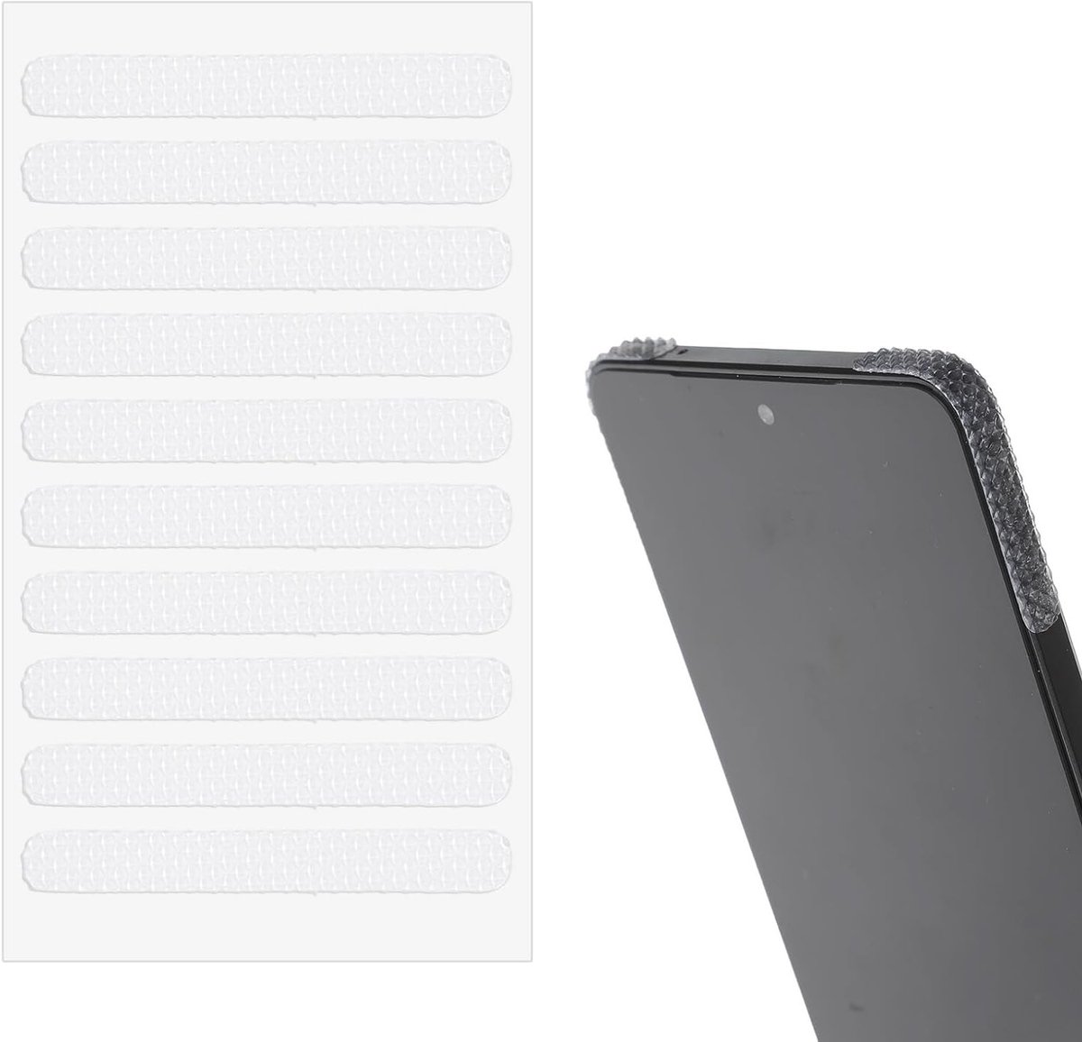 20 Stuks Niet-Slip Grip Tape Strips voor Telefoon, Bureau en Muis - Waterdichte Zelfklevende Rubber Stickers voor Verbeterde Grip en Stabiliteit