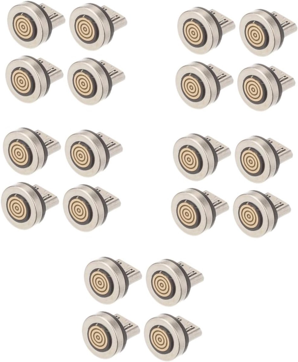 SnelShoppen - 20pcs Magnetische USB Adapters - Type C & Micro USB - 360° Rotatable - Automatische Magnetische Suction - Ideaal voor Auto, Thuis en Wer