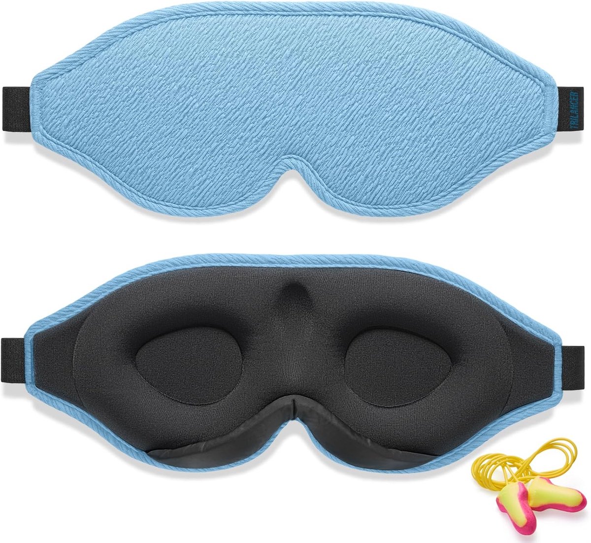 Thijox - 2026 Innovatief Slaapmasker voor Mannen en Vrouwen, 100% Lichtblokkerend Oogmasker van Traagschuim, Comfortabel en Zacht, Ideaal voor Slapen,