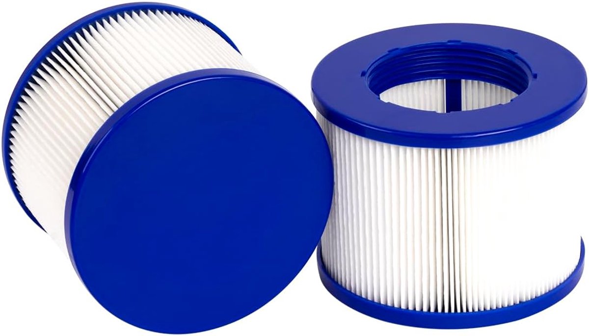 SnelShoppen - 2 Stuks Type VI Spa Filter Cartridge Voor GYMAX SPA - Hoogwaardig Filtermateriaal - Ideaal Voor Wellness, Zwembad En Spa Gebruik