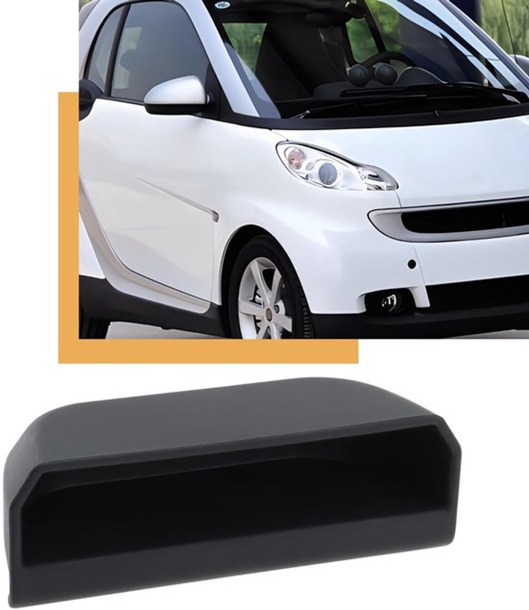 Kofferbak Handvat - Handgreep - Zwart - ABS - Zelfklevend - Compatibel met Smart Fortwo 2009-2014