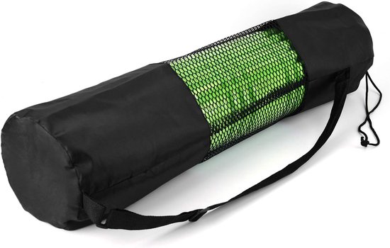 SnelShoppen - Yoga Mat met Lichtgewicht Nylon Mesh Net Draagtas 30x70 cm voor Snorkel Buizen en Yoga, Ademend en Duurzaam, Verstelbare Schouderband, I van Snelshoppen — afbeelding 2