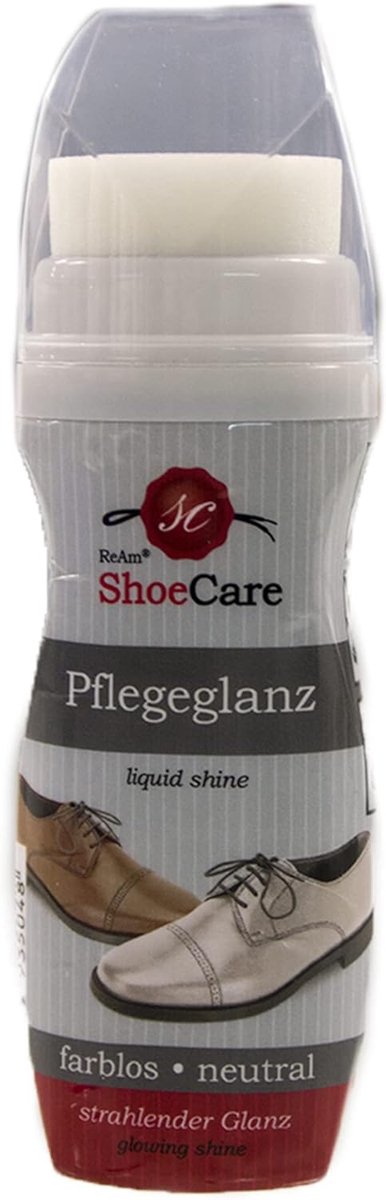 SnelShoppen - Snel en Perfecte Glans voor Leren Schoenen - Kleurloze Schoencrème met Ingebouwde Spons voor Optimale Zorg en Onderhoud van Gladde Leren