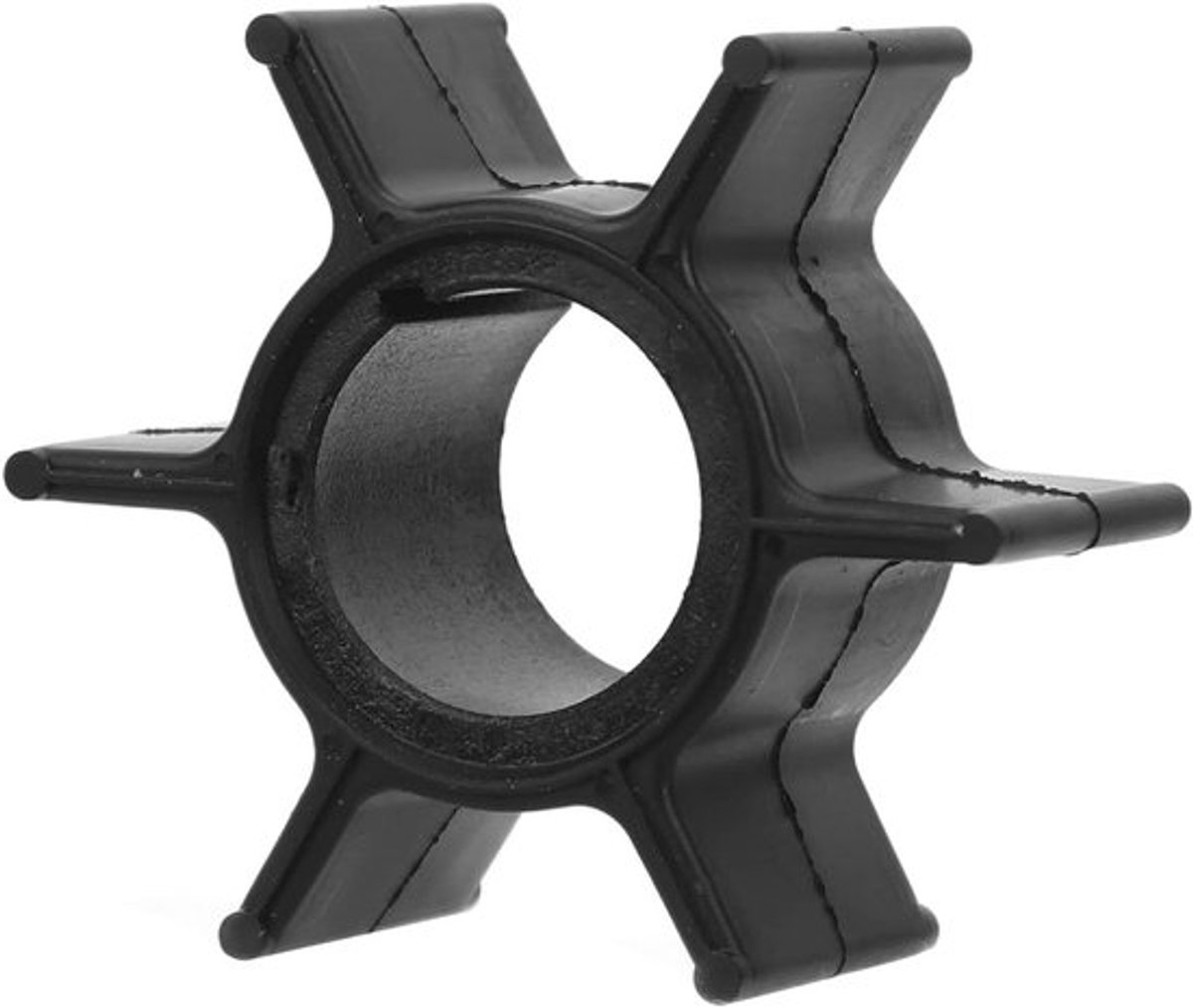 Water Impeller voor Buitenboordmotor 25/30/35/40 PK Zwart - Marine Pomp - 6-bladen - Fittingen en Accessoires