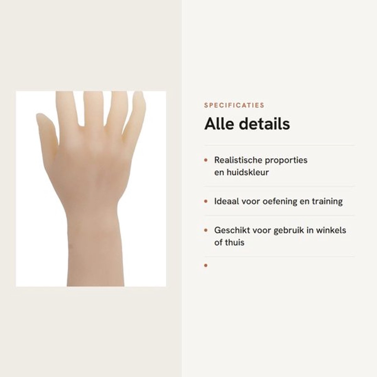 Oefenarmsimulatie Levensechte Huidtextuur - Siliconenarm - Tatoeëren Trainingsarm - Oefenen Techniek - Geschikt voor Beginners/Professionals - Echte Proportie - Tatoeëerarm