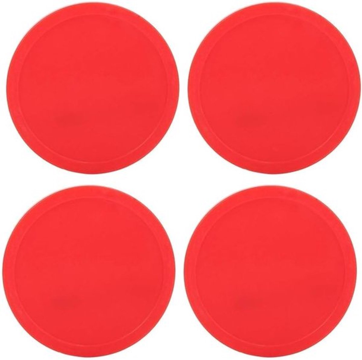 Vervangingspucks voor Air Hockey, Set van 4 Stuks, Perfect voor Gezinsplezier en Spelletjesavonden