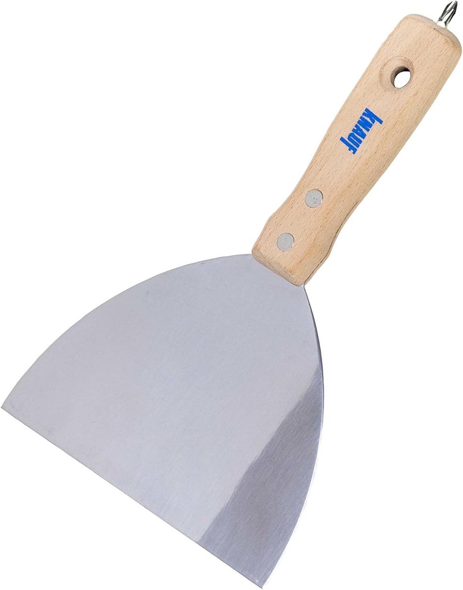 SnelShoppen - Knauf Spackmes met Schroefhandvat 15 cm RVS - Universeel Spatula voor Puttyen en Schroeven - Voor Gipsplaten en Renovatie