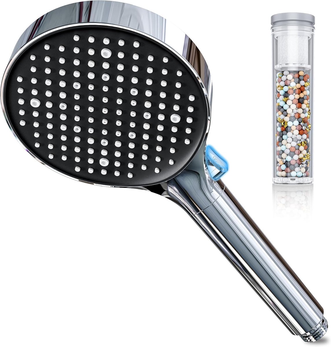 SnelShoppen - Waterbesparende Douchekop met Filtratie | Spaardouchekop voor Hard Water, Restchloor en Zware Metalen | Doucheaccessoire voor Thuisgebru