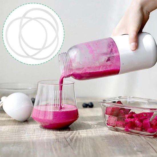 Rubber Seal Ring, Juicer Seal Ring Accessoires Rubber Pakking Vervanging Home Blender Onderdelen voor Positie in Cross - ShopVlot — afbeelding 2