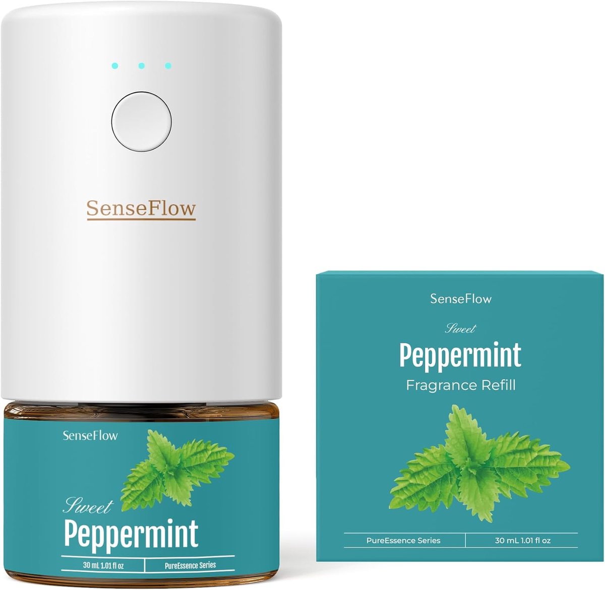SnelShoppen - Home Fragrance Refill voor Aroma Diffuser SF101/SF101S, Premium Geur Damask Rose, Tot 160 Uur, Huishoudelijke Essentie 1 Pack