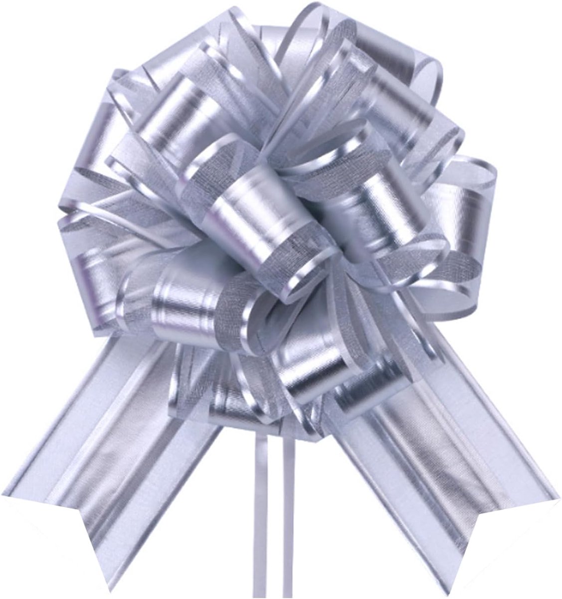 Thijox - Grote cadeaustrik 6 stuks Ø 18 cm - Enorme pull-strik met cadeaulint voor cadeaus, bruiloften, verjaardagen & Kerstmis - Decoratieve strikken