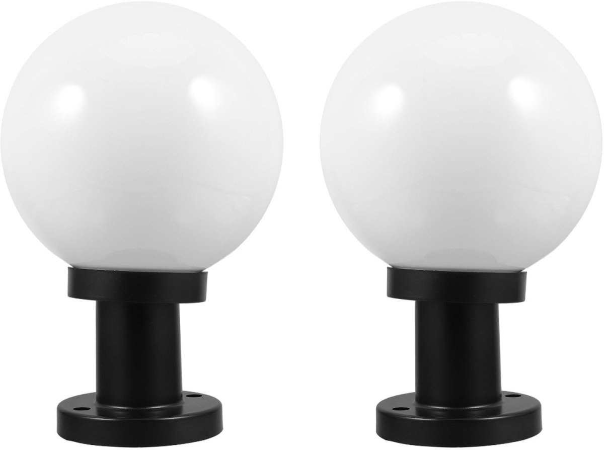 Dailygoods - Buitenlamp met Heklampen, 2 Stuks voor Tuinverlichting