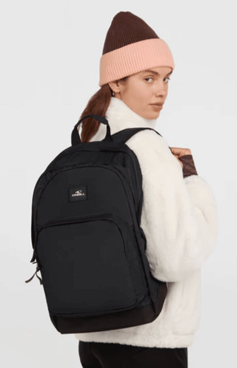 O'neill Rugzak Santa Cruz Backpack Black Out | Zwart | Maat: One Size