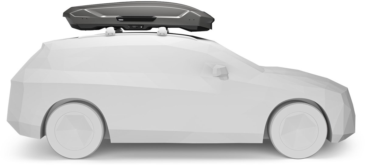 Thule Motion 3 XL Titan Glossy - Dakkoffer - 2 zijden te openen - 75kg laadvermogen – 490 L inhoud – foto 5