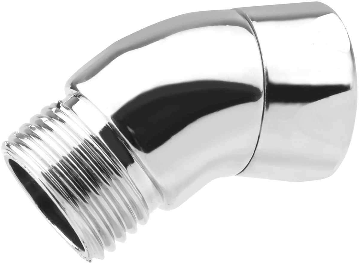 Dailygoods - Gosknor Douchekop Elleboog Adapter, 135 Graden Solide Koperen Spraykop Draaib