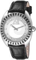 Pierre Cardin - PC106052F01 - Horloge -  Leder - Zwart - 38 mm