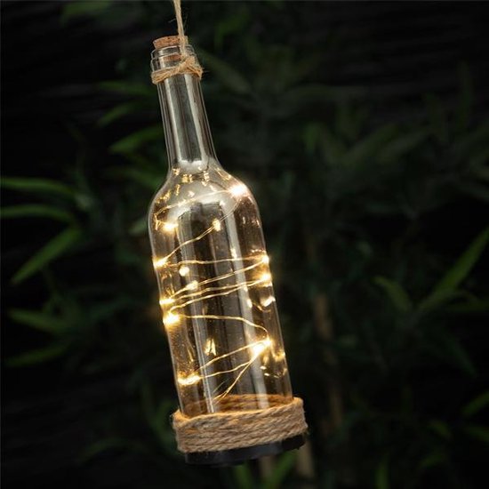 Decoratieve Glazen Fles met Ledverlichting | bol.com