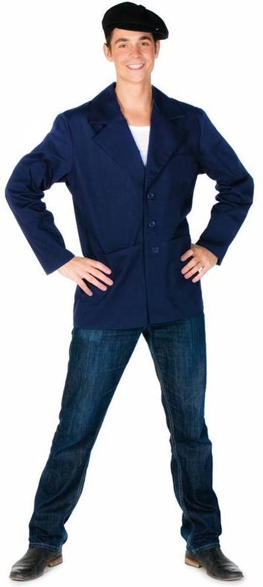Keeper jas blauw mt.L