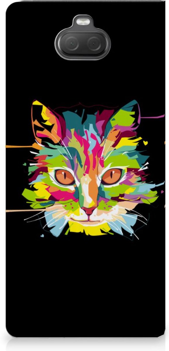 Sony Xperia 10 Plus Magnet Case Cat Color