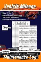 Vehicle Mileage and Maintenance Log Book