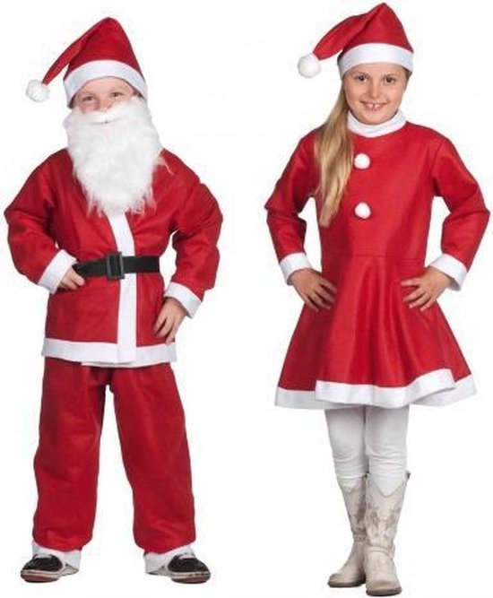 tent Sanctie herstel 2-delig Kinder Kerstmanpak (Meisjes) 4-6 JAAR | bol.com