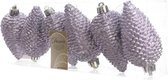 Dennenappels Glitter (8cm) Multi 6 Stuks Miss Purple