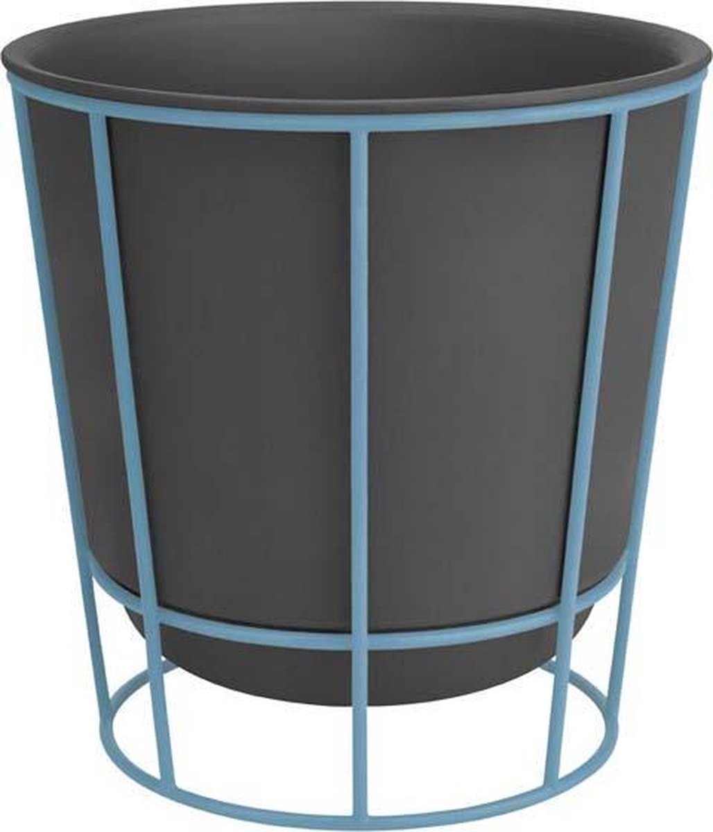 Bloempot Elho grijs/blauw