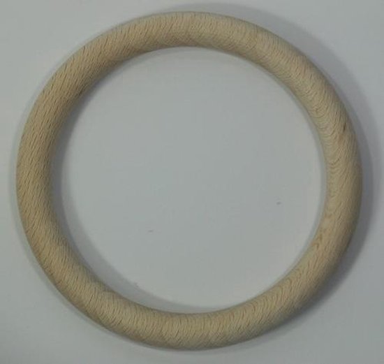Cater Onbeleefd voorkant Houten ring beuken blank 115x12 Millimeter 10 stuks | bol.com