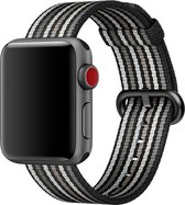 Apple Watch bandje van geweven nylon - gestreept (38 mm)