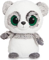Pluche grijze panda knuffel 20 cm - knuffeldier