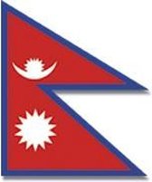 Vlag  van Nepal 90 x 110 cm