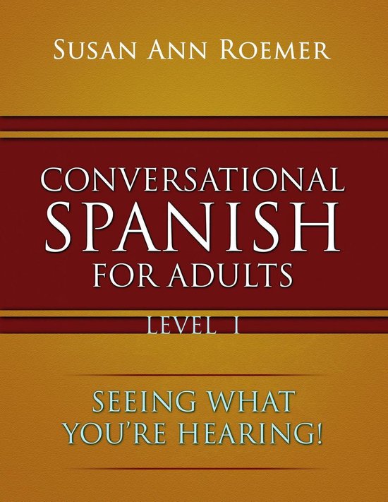 Conversational Spanish For Adults - cover