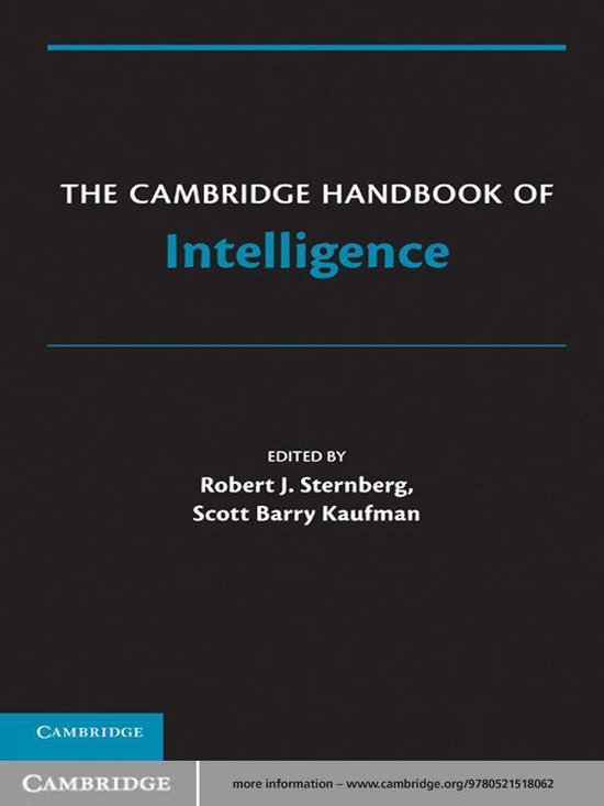 Cambridge Handbooks in Psychology - The Cambridge Handbook o ... - cover