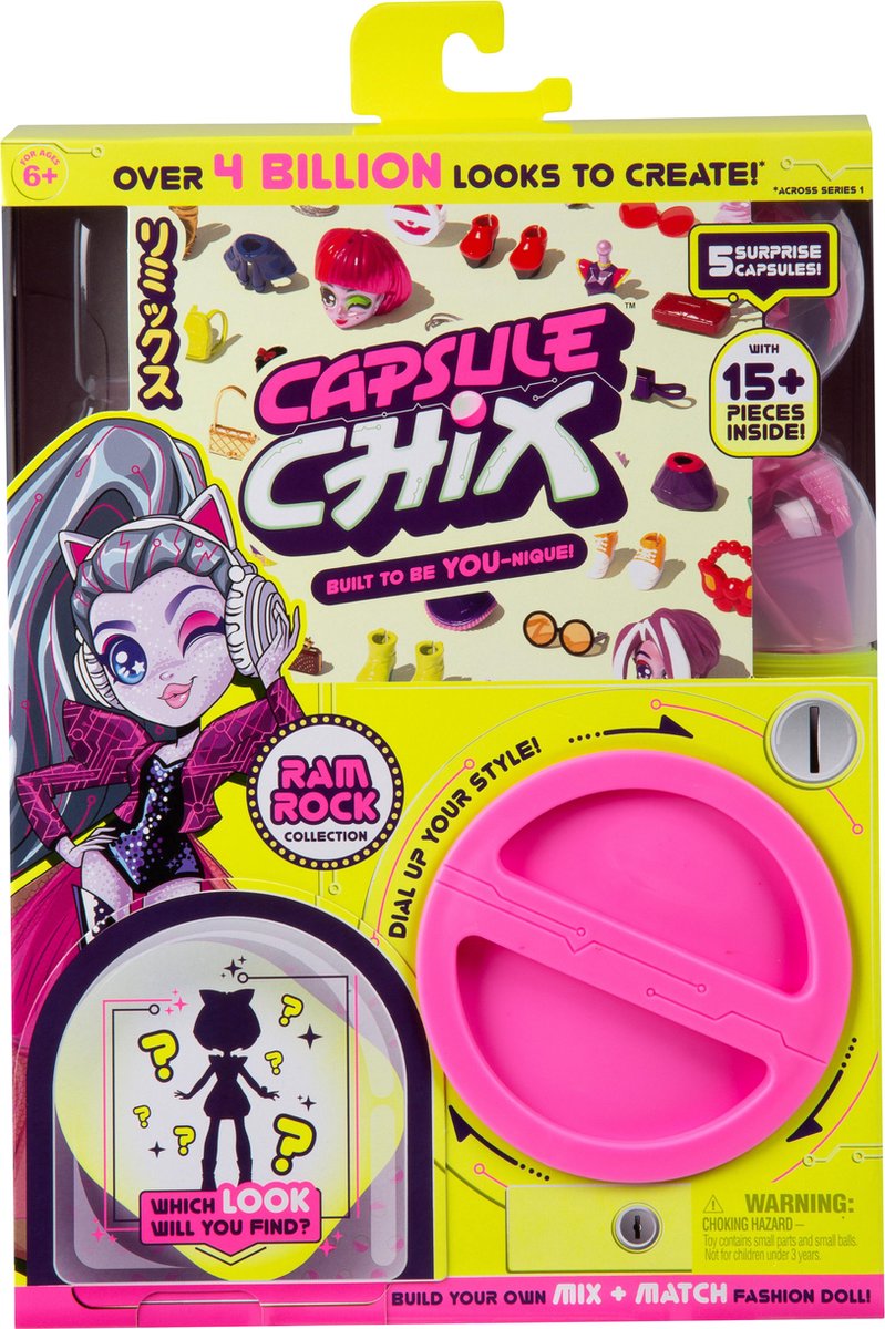 Capsule Chix Ram Rock Fashionpop Assorti