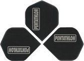 ABC Darts - Dart Flights - Pentathlon Zwart Solid - 8 sets (24 stuks)