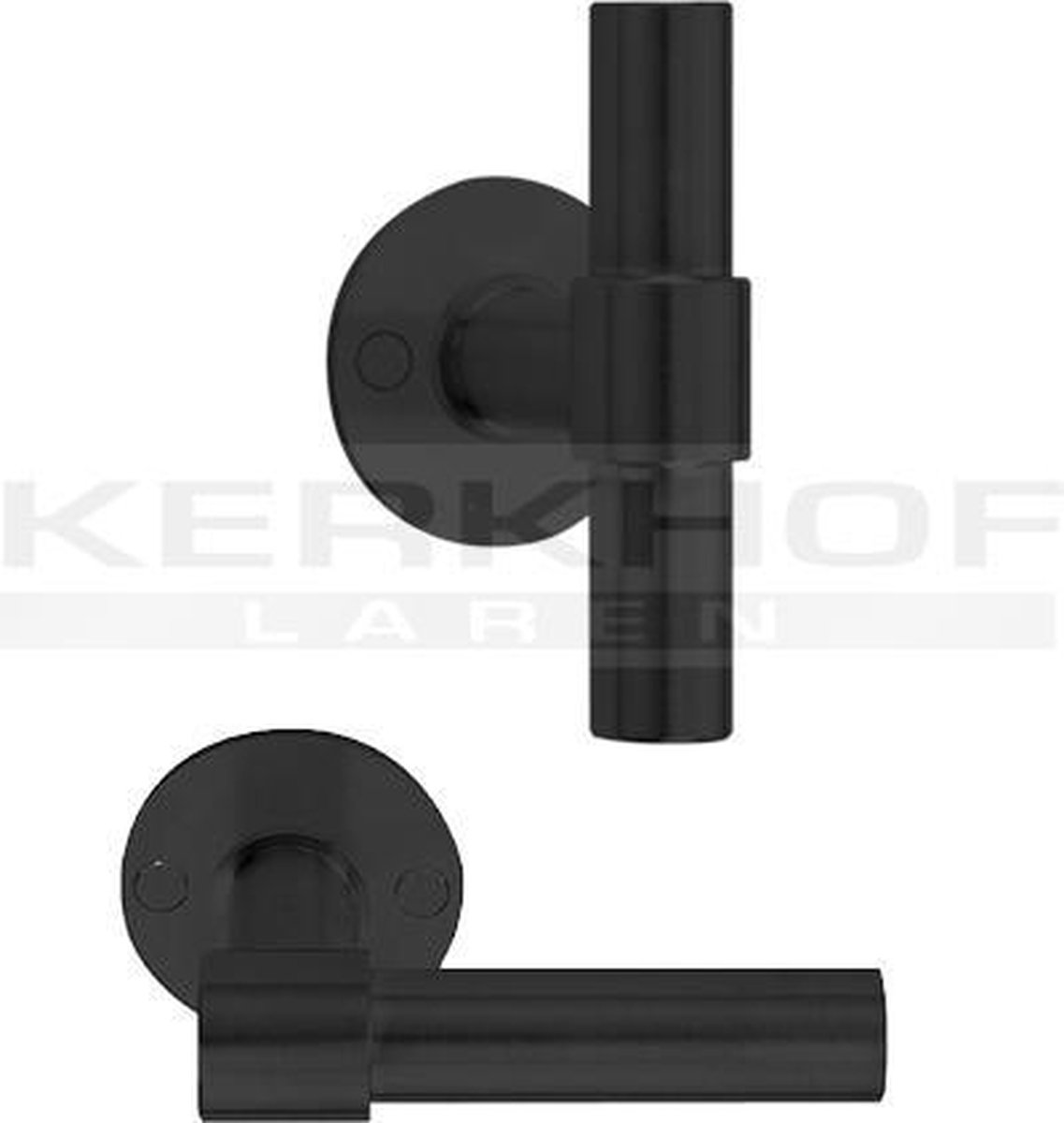 Formani deurkruk T/L Ø20mm 100mm rozet ONE mat zwart /paar