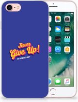 Back cover Hoesje iPhone SE (2020/2022) en iPhone 8 | 7 Never Give Up