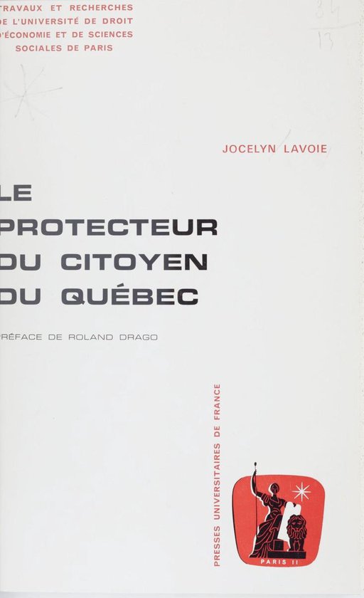 Le protecteur du citoyen du Québec - cover