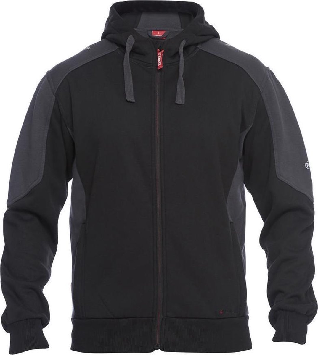 FE Engel Galaxy Hoodie Sweater 8820-233 - Zwart/Antraciet 2079 - L