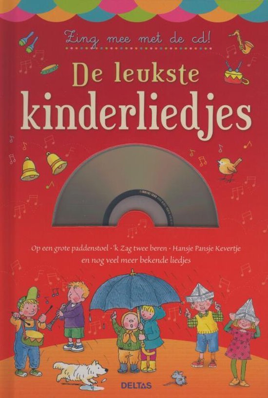 Cover van het boek 'De leukste kinderliedjes  + cd' van  Nvt