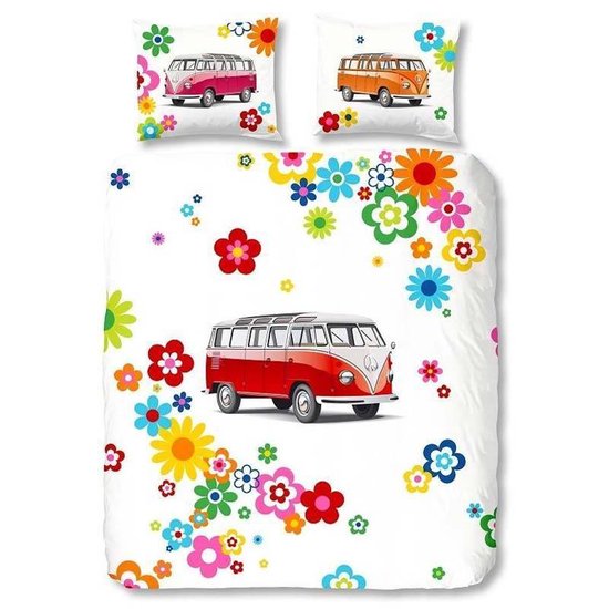 Dekbedovertrek voor volwassenen - 2 persoons - Volkswagen bus - 4361-P |  bol.com