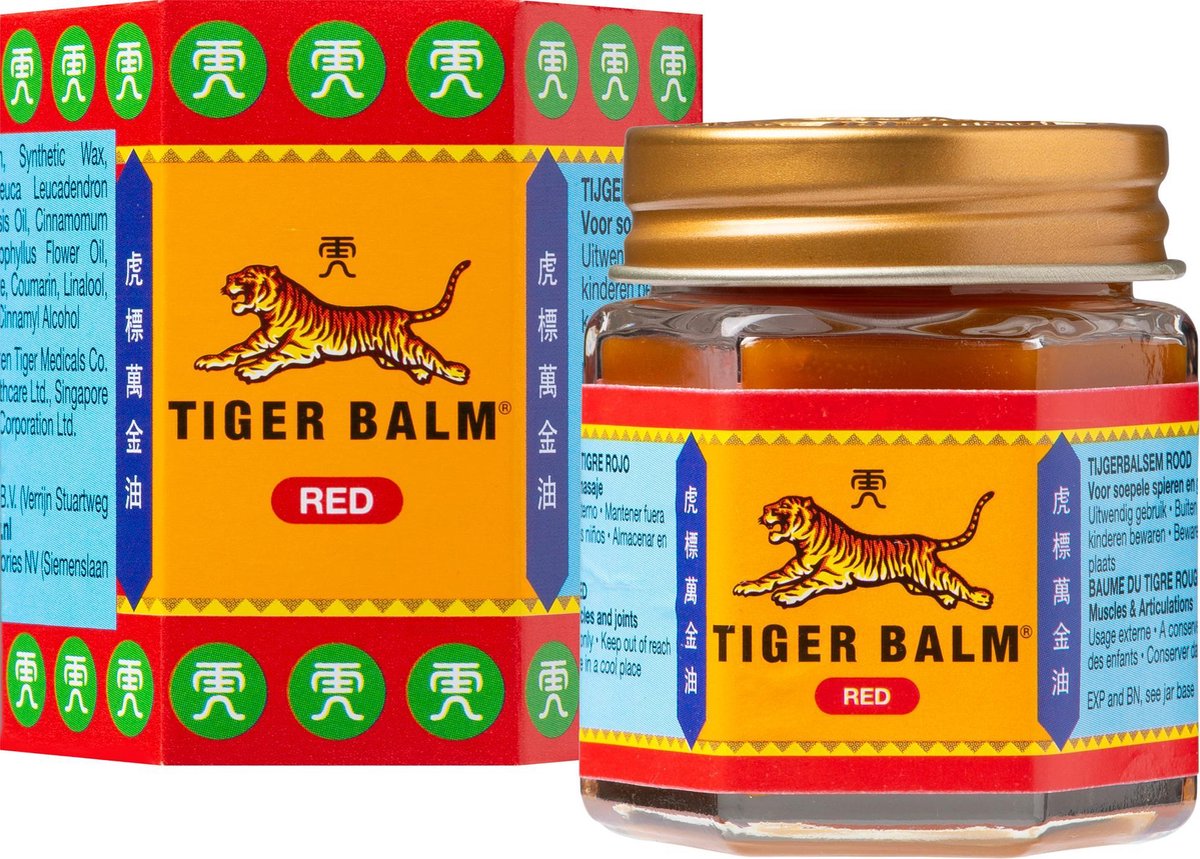 Tiger Balm Tijgerbalsem Rood sterk - 30gr