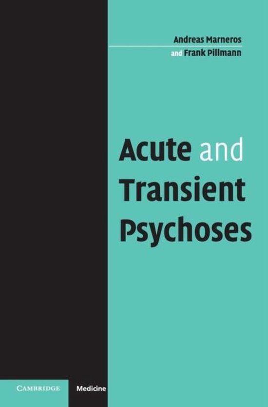 Acute and Transient Psychoses - cover