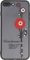 Love Forever Hoesjes Geschikt voor iPhone 7 / 8 Plus Rood