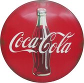Signs-USA Coca Cola Logo - Retro Wandbord - Metaal