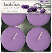 Bolsius Geurkaars Maxilicht geur 8 uur doos 8 French lavendel (per 6 stuks)