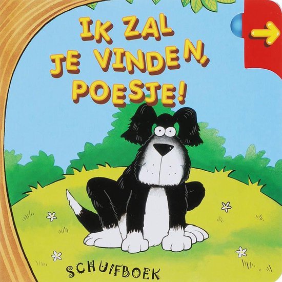 Cover van het boek 'Schuifboekje Ik zal je vinden, poesje!'