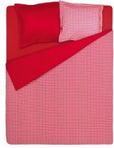 Cinderella Cannes Dekbedovertrek - Katoen - Eenpersoons - 140x200/220 cm - Rood